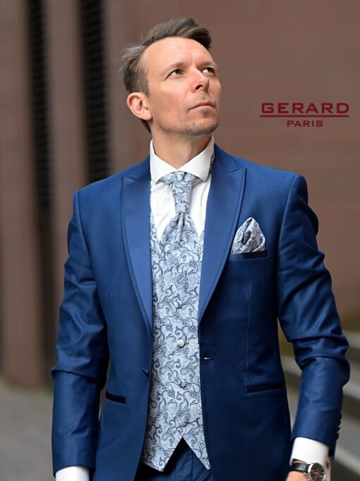 Wedding Suit Blue - Model Boris - Image 2