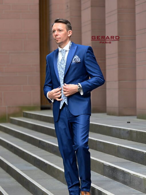 Wedding Suit Blue - Model Boris - Image 3