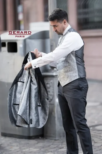 Groom’s Silver Grey Wedding Suit - Berlin by Gerard Paris