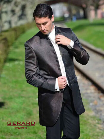 San Marino Brown Wedding Tailcoat – Classic Elegance for Grooms